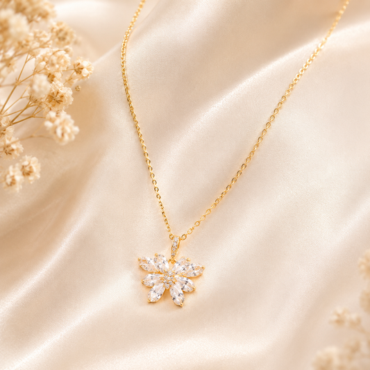 Silver Royal Wings Gold Necklace