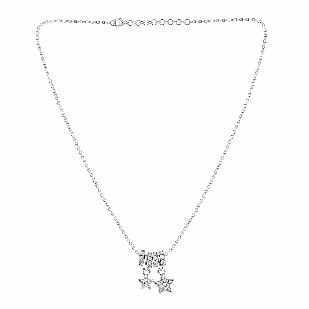 Silver Star Charm Necklace