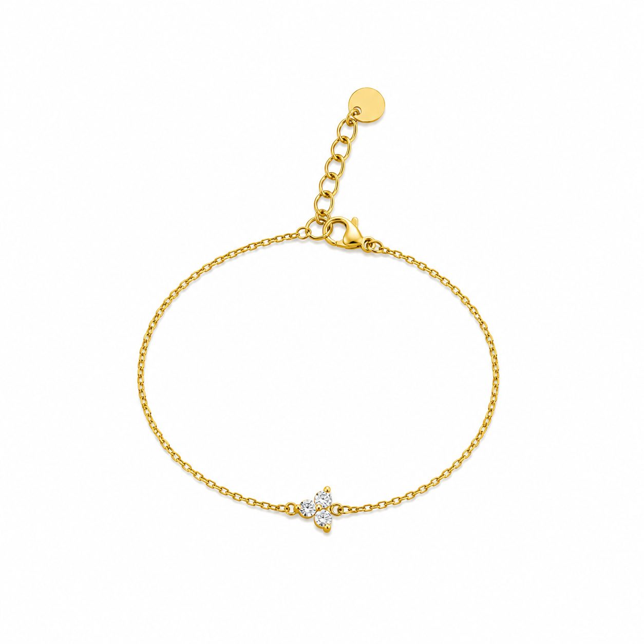 Demi Fine Sparkle Clover Bracelet