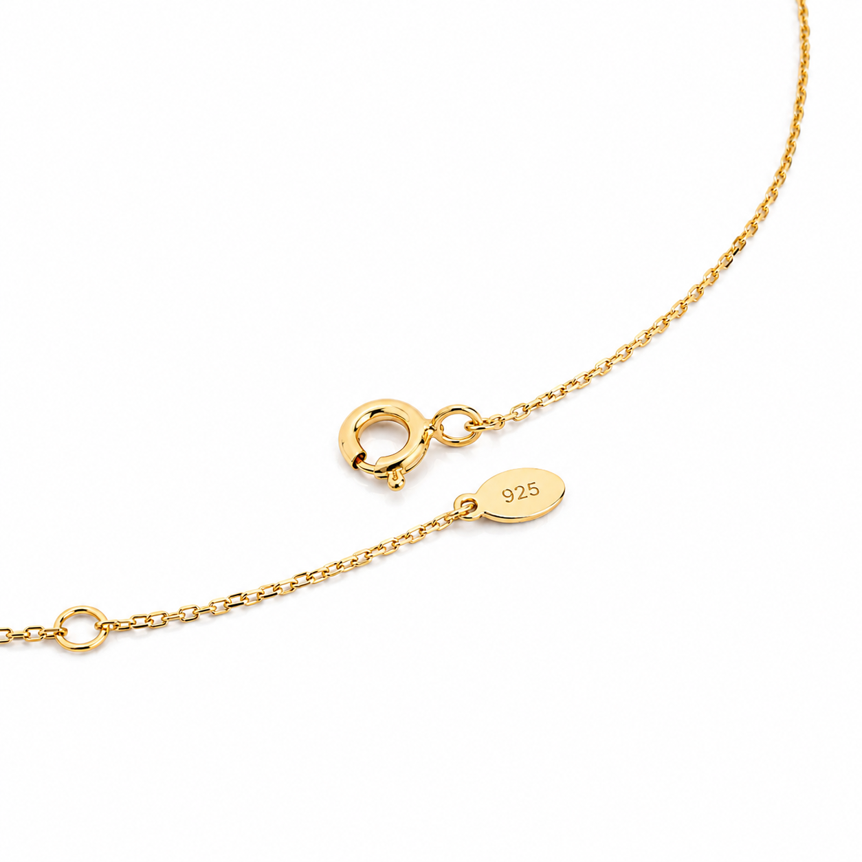 925 Silver Forever Moon Spark Necklace