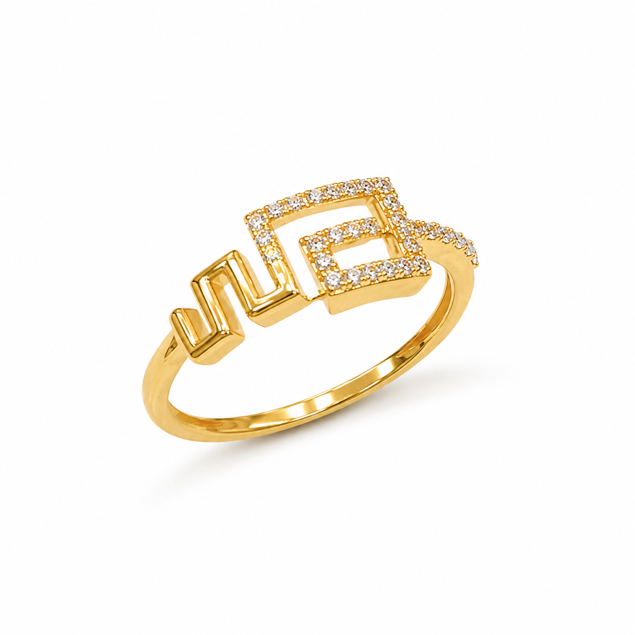 9K Gold Urban Luxe Ring (Size - 13)