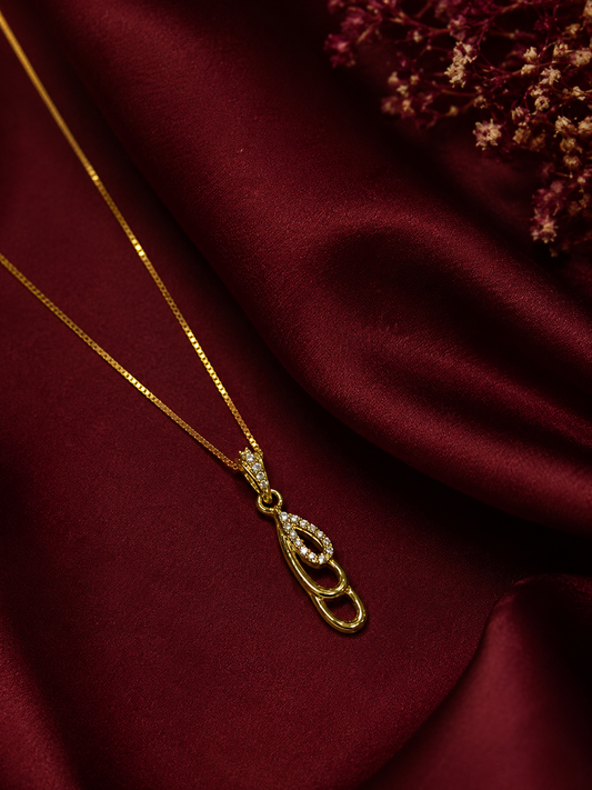 Grace Loop 9K Gold Pendant