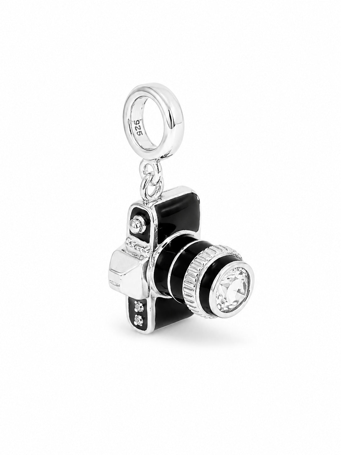925 Silver Diamond Click Pendant