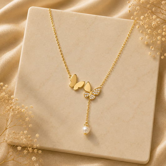 Demi Fine Flutter Pearl Necklace