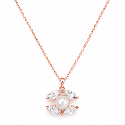 Pearl Petal Necklace