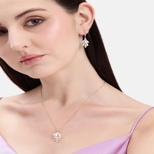 Luxe Petal Drop Jewelry Set