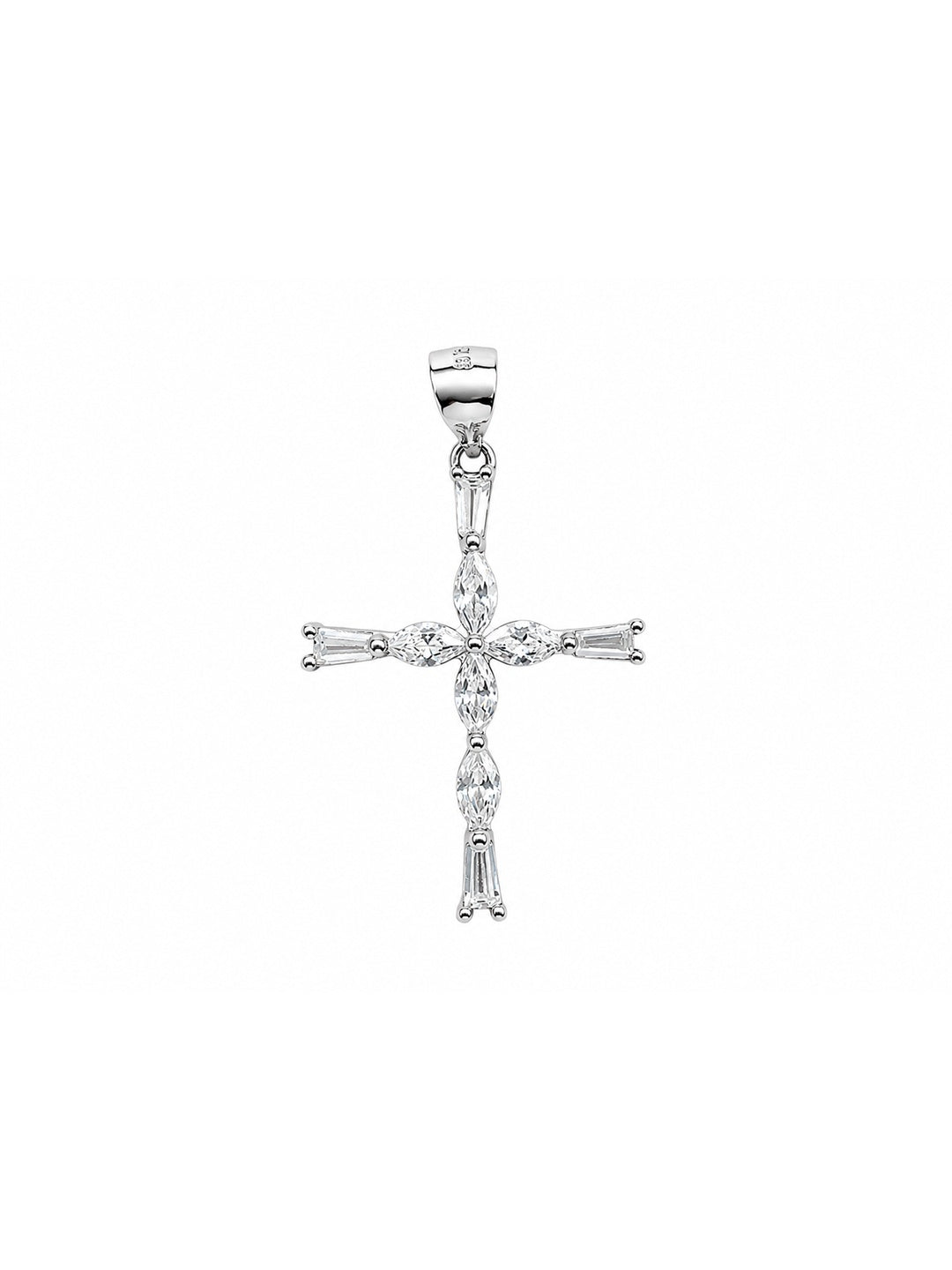 925 Silver Royal Glow Cross Pendant
