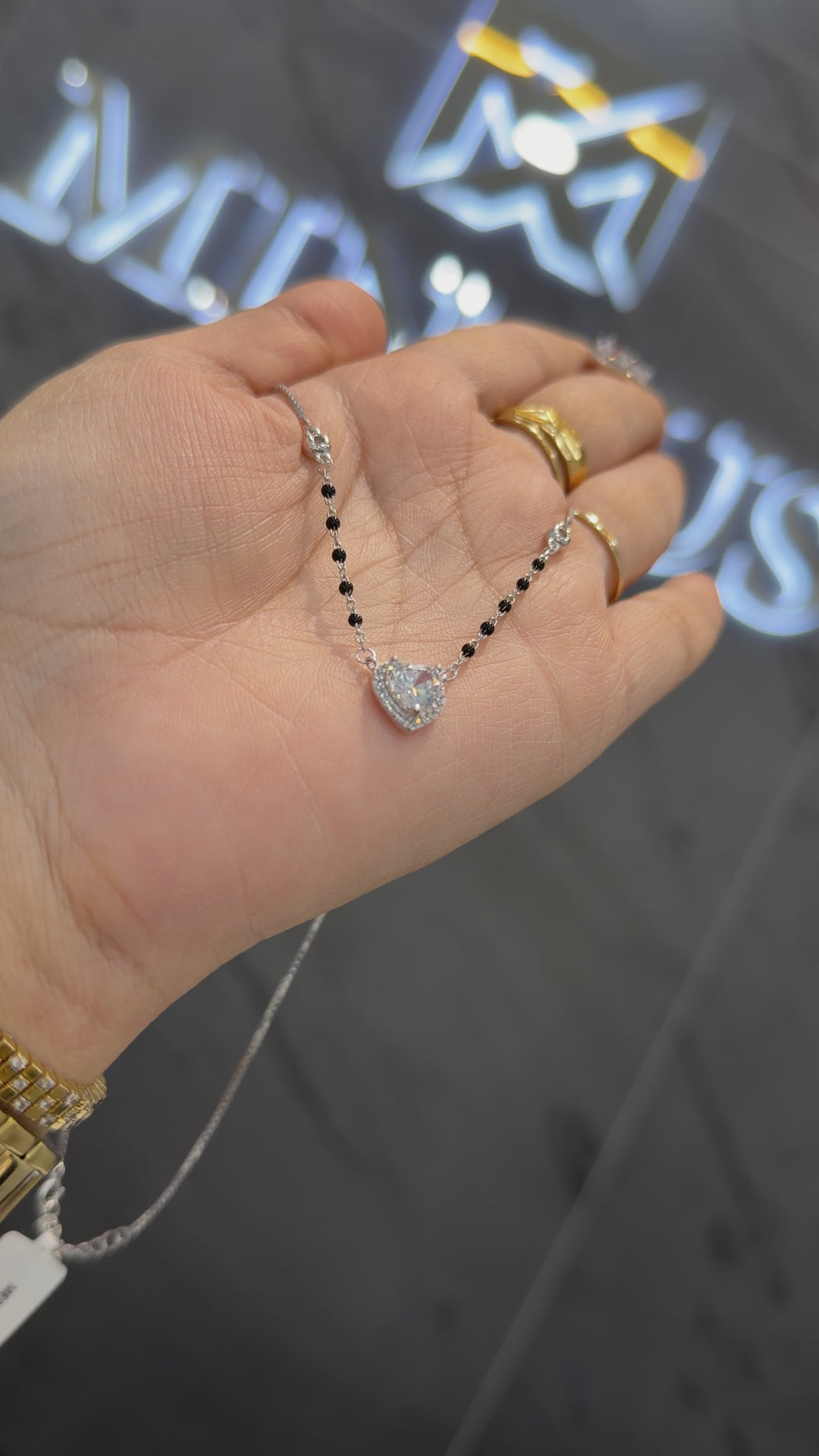 925 sterling silver mangalsutra set for women