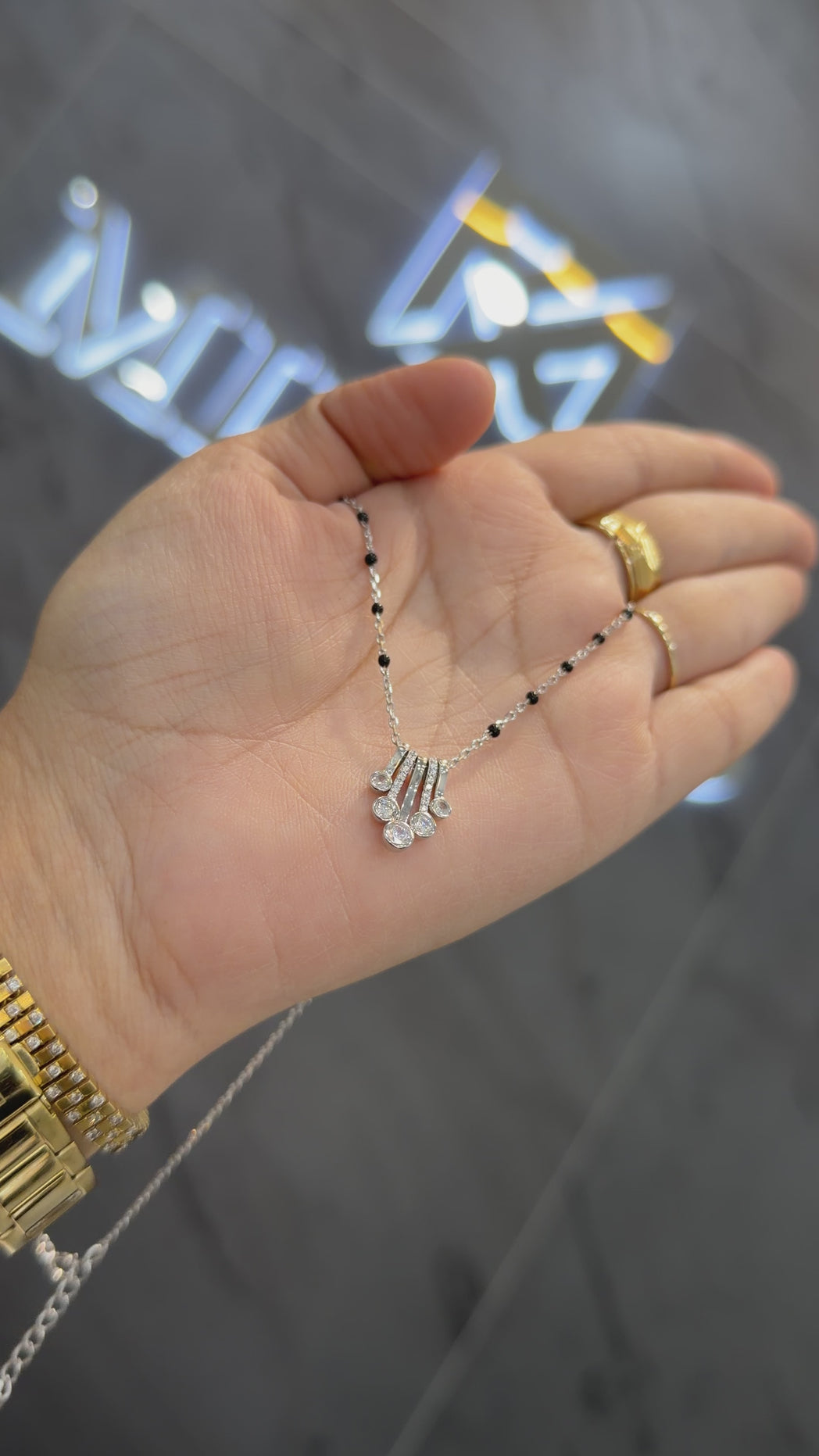 925 sterling silver mangalsutra for women